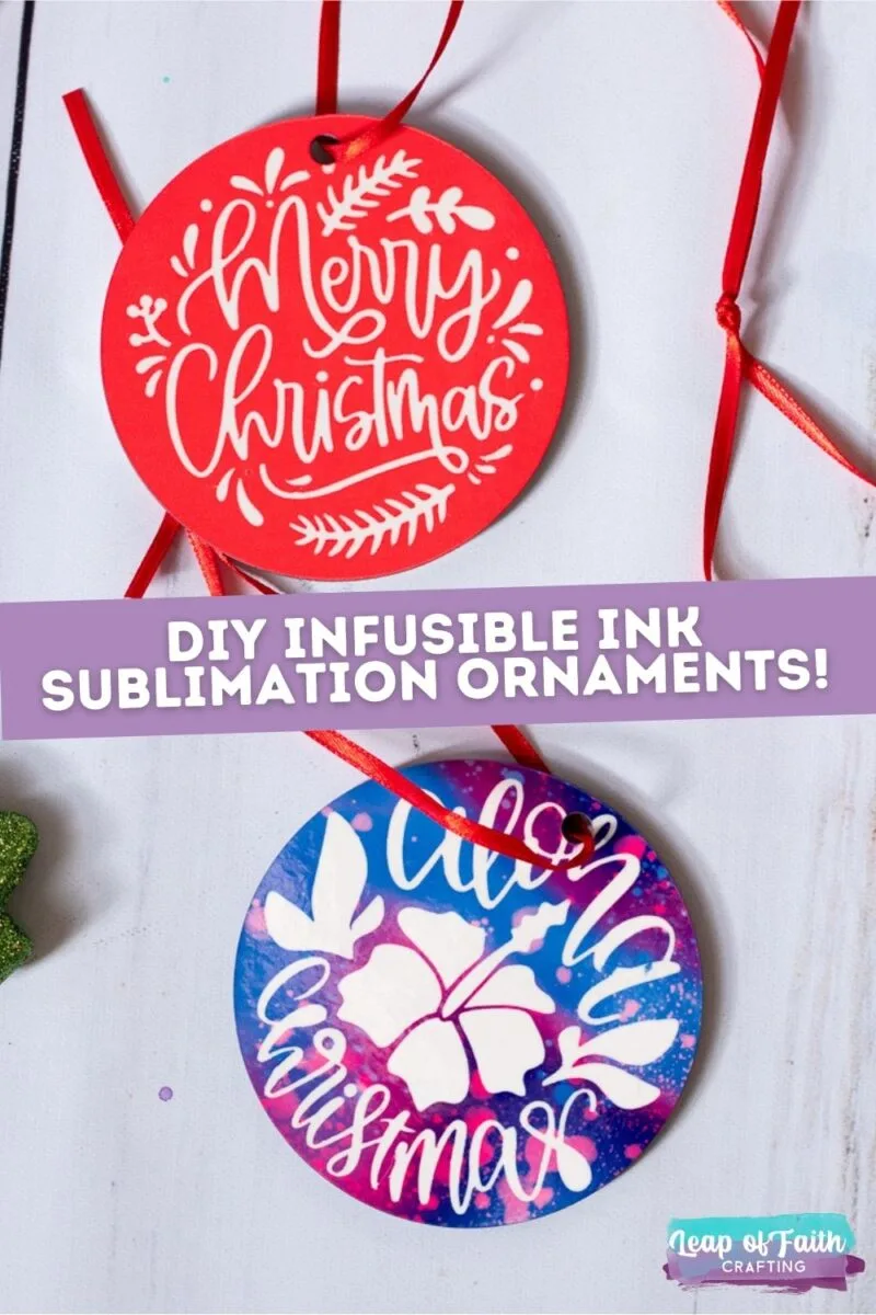 sublimation ornaments pin