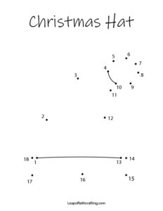 Christmas dot to dot free