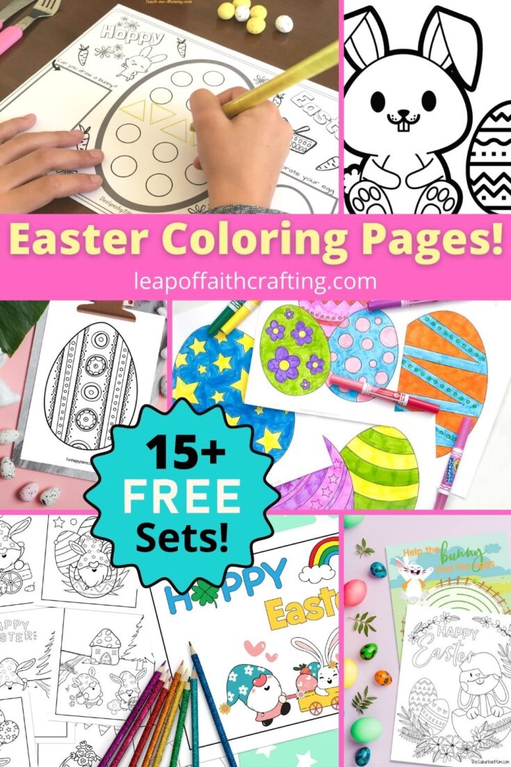 easter coloring pages printable pin