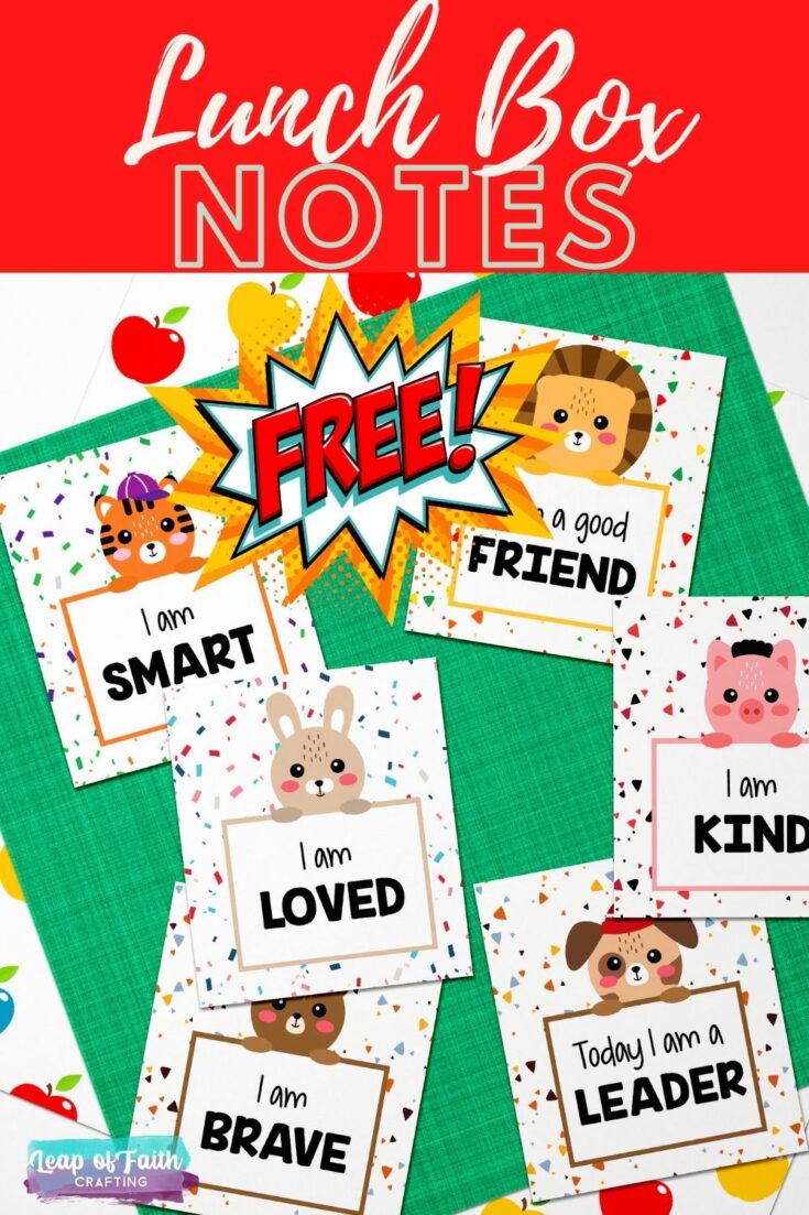 lunch box notes for kids free