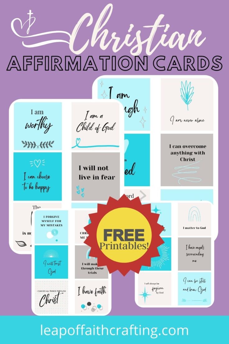 christian affirmation cards