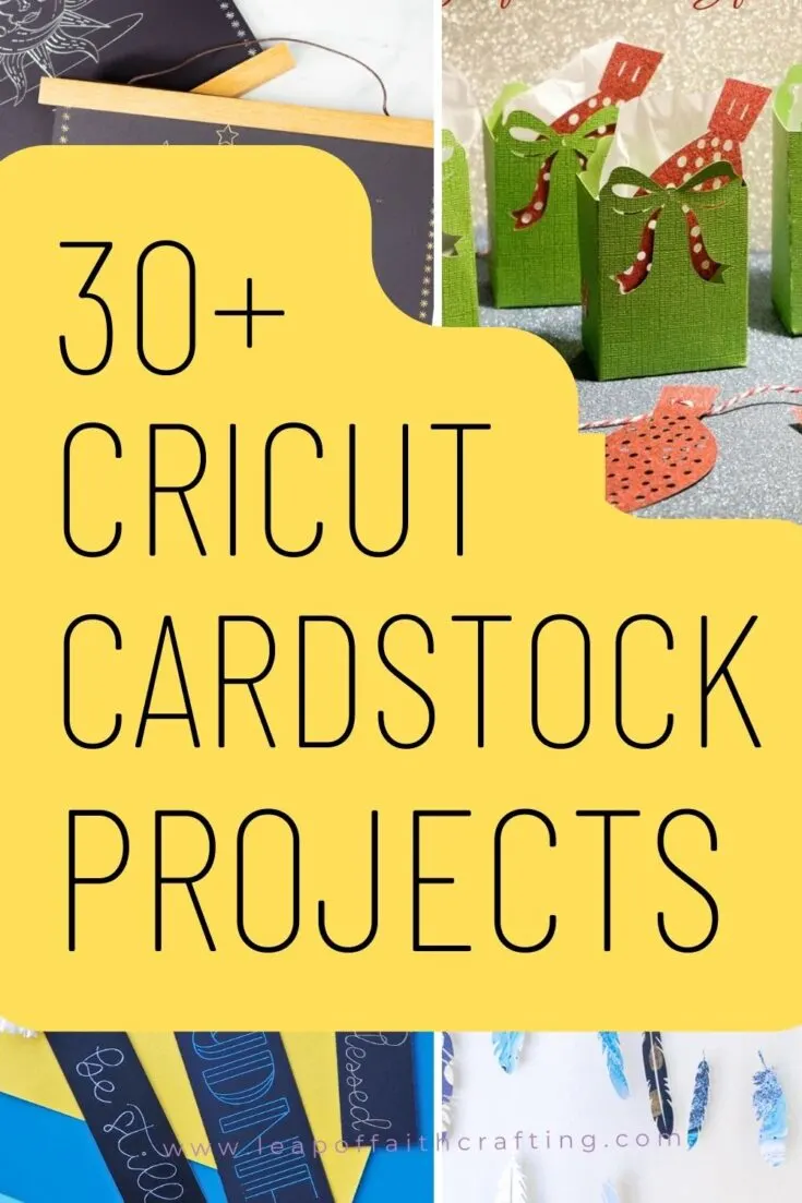 cricut cardstock project ideas