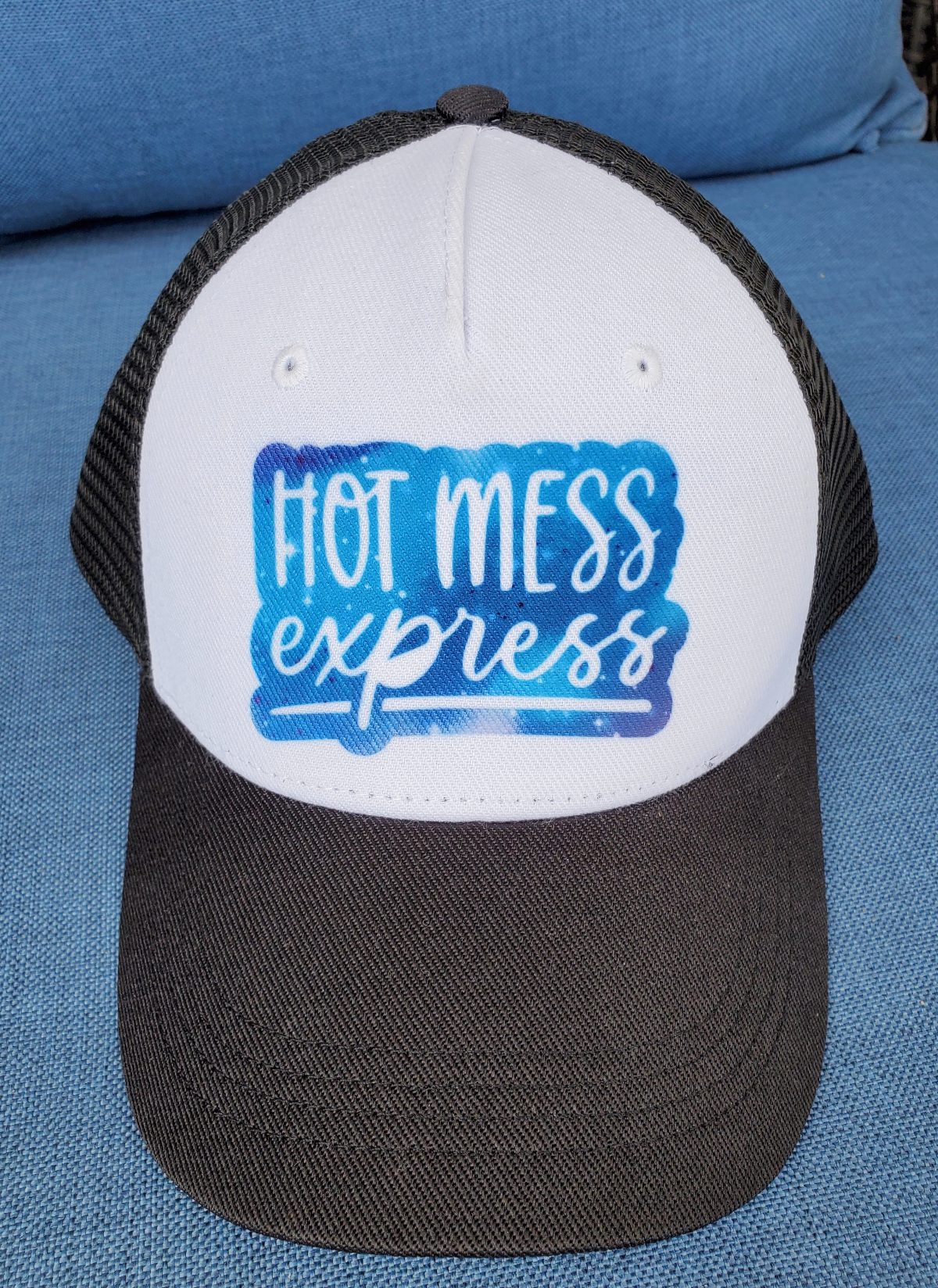 infusible ink on trucker hat