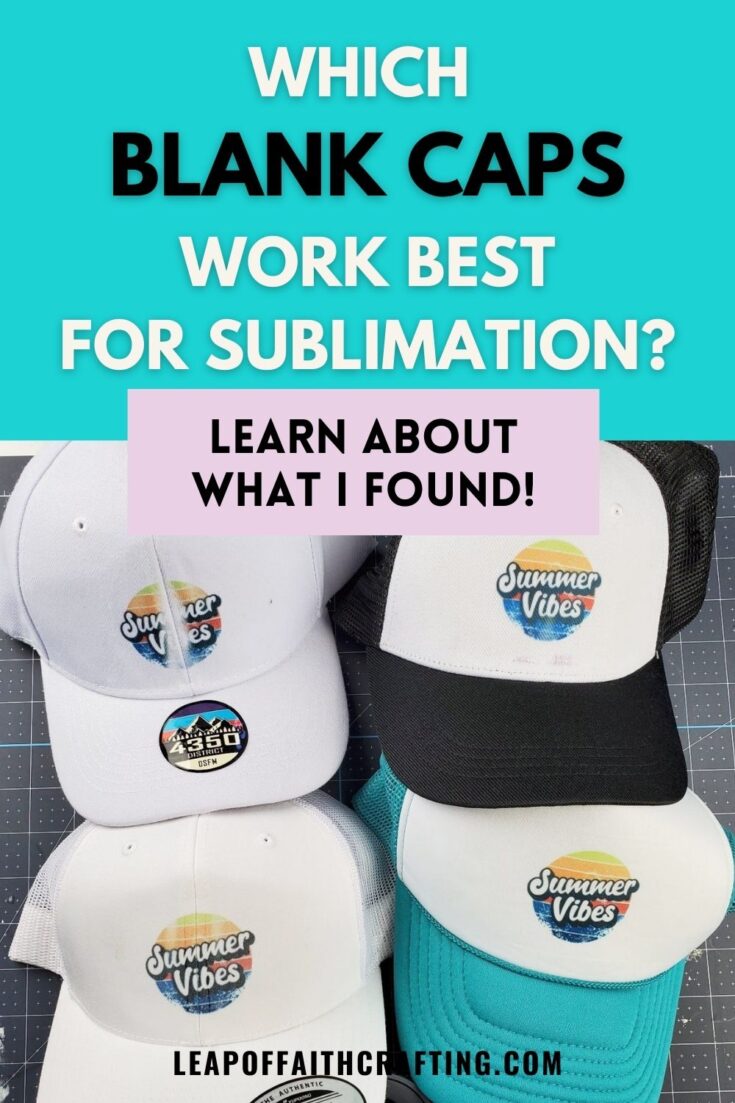 sublimation on caps pin
