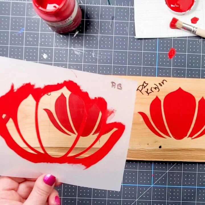 how to make a stencil with cricut