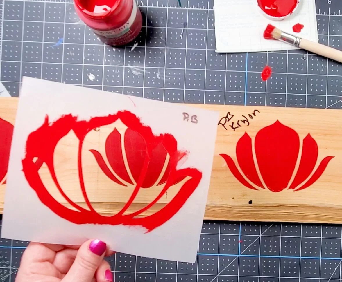 how to make a stencil with cricut