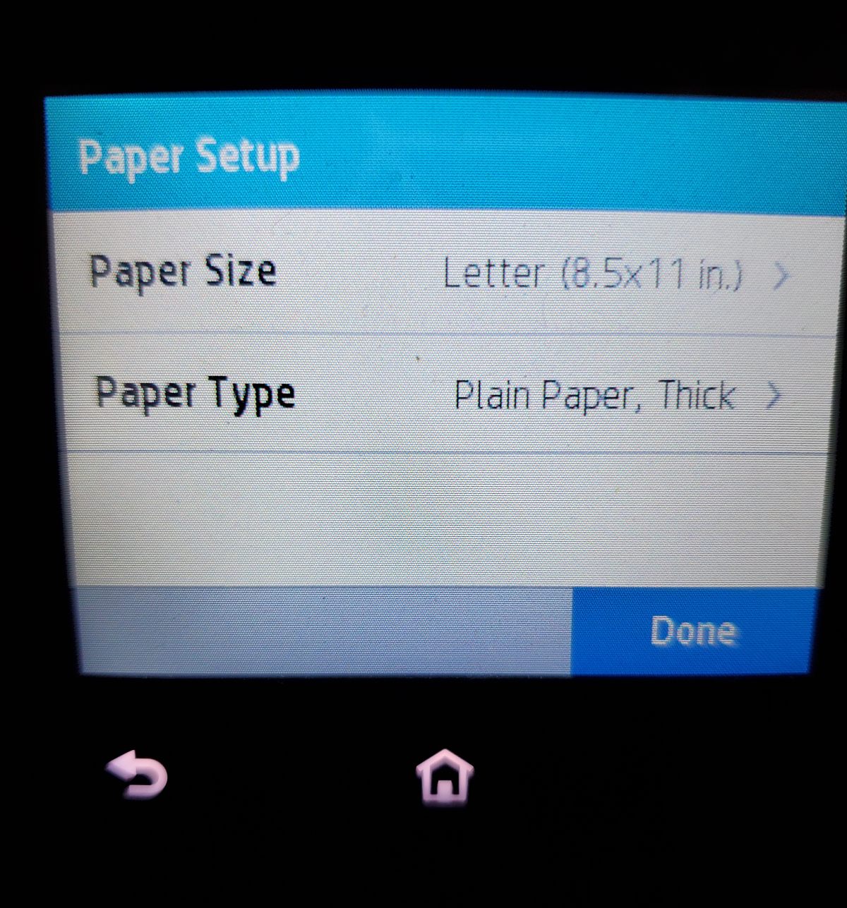 printer setting for magnet sheet