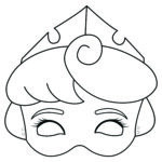free princess mask printable
