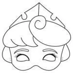 free princess mask printable