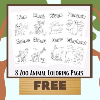free zoo animal coloring pages
