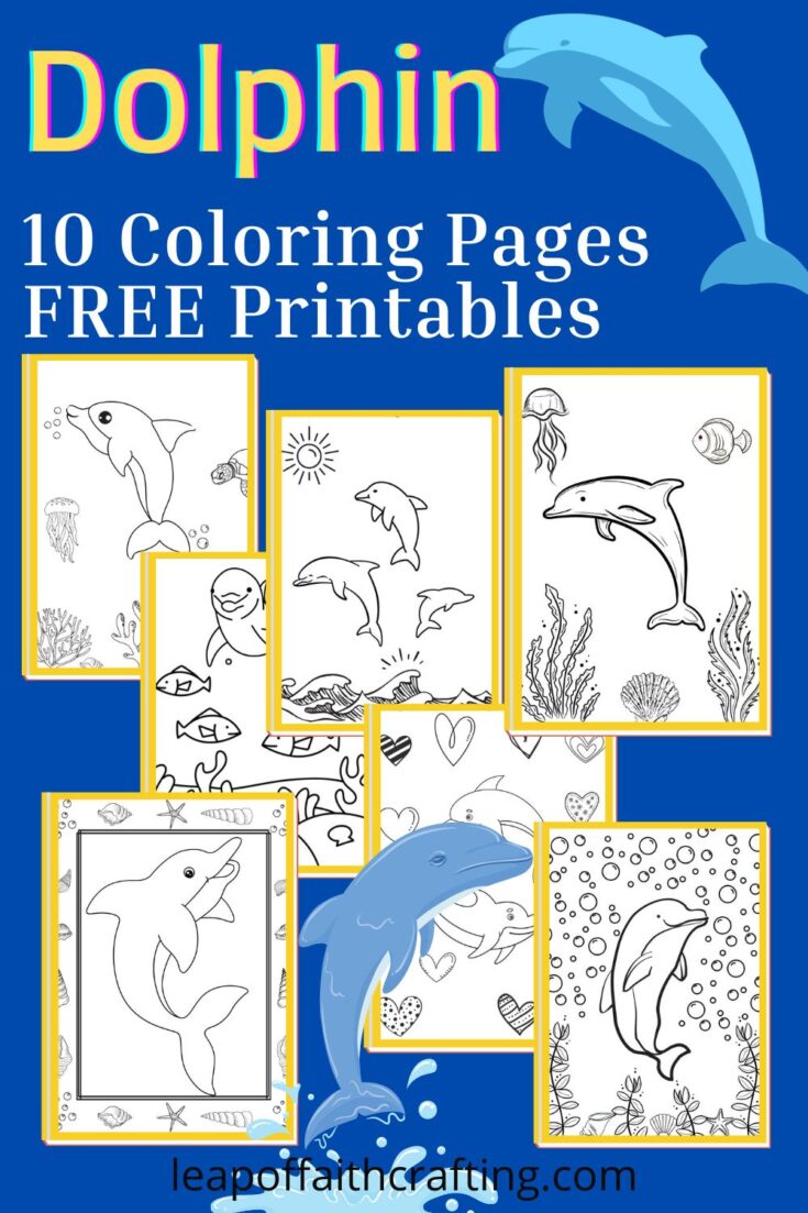 dolphin coloring pages printables