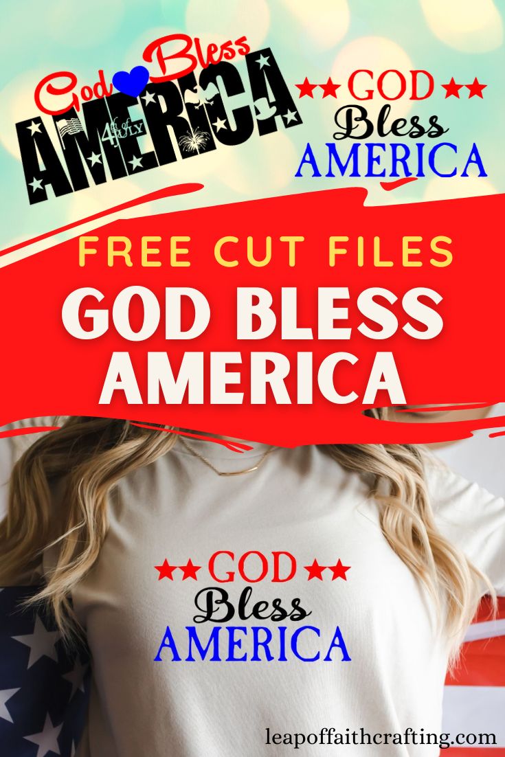 god bless america free svg files