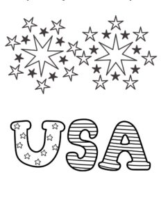 usa fourth of july coloring pages