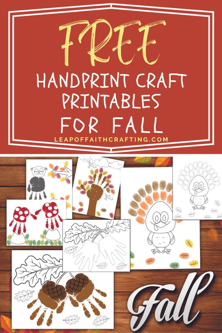 fall handprint crafts pin