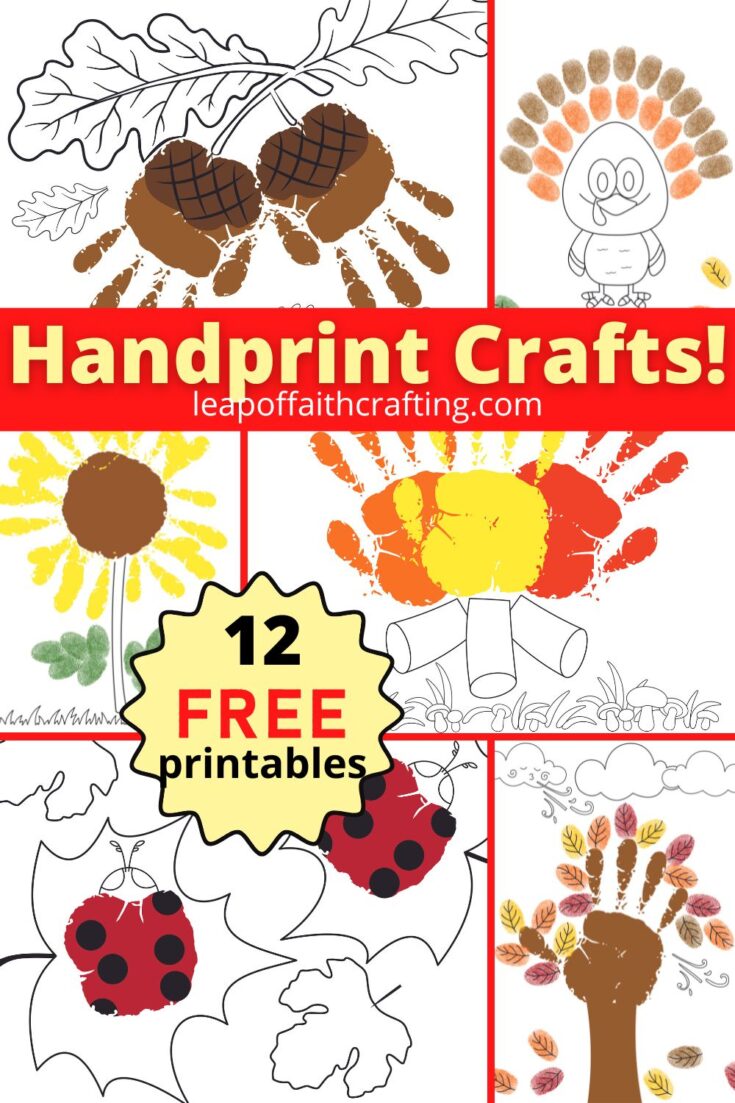 free handprint crafts for fall