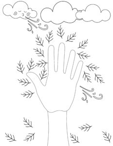 handprint trees printable