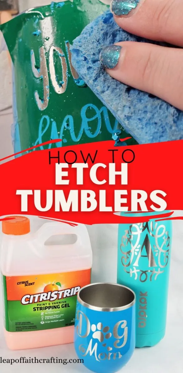 how to etch tumblers