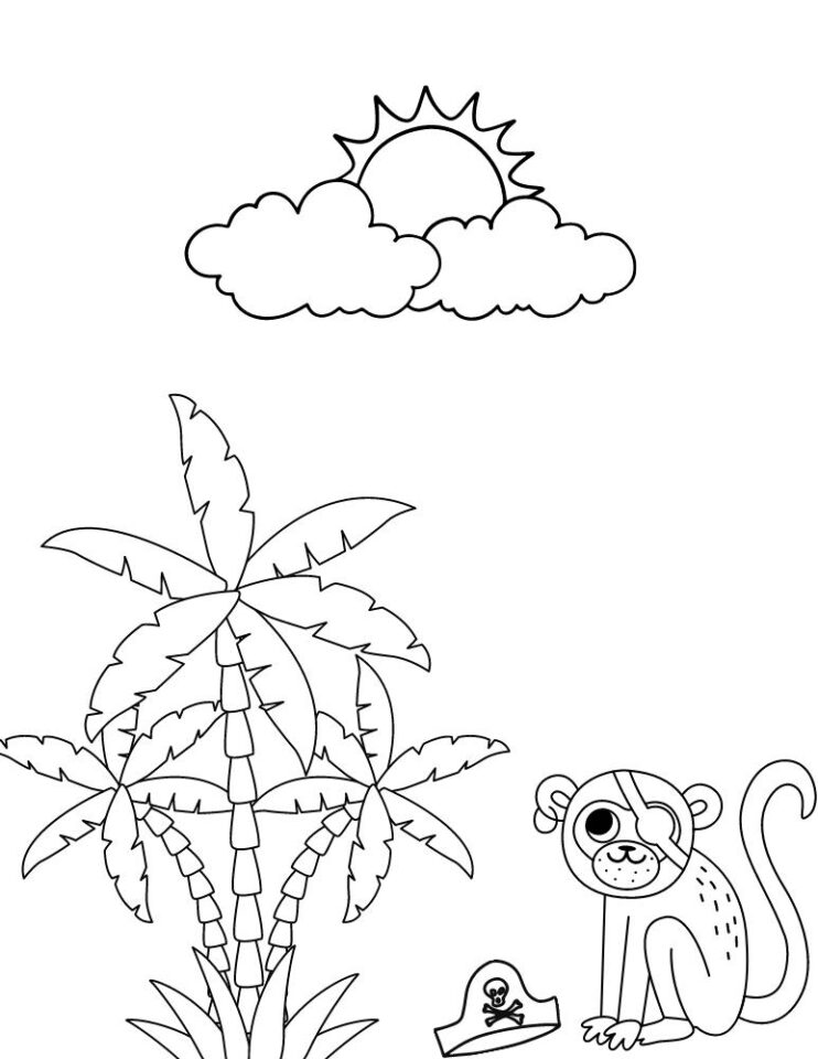 Pirate Coloring Pages FREE (10 Printable Sheets!) - Leap of Faith Crafting