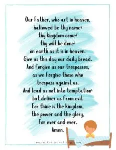 the lords prayer printable pdf