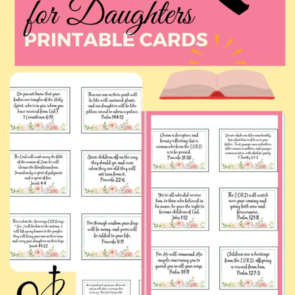 25 Bible Verses for Daughter (With Free Printables!)