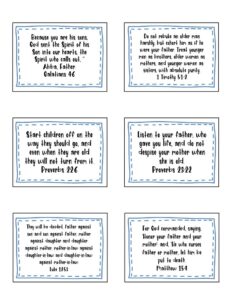 bible verses for son scripture cards