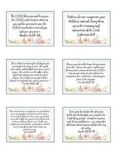 scripture cards for daughter