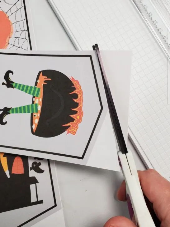 cutting out printable halloween banner