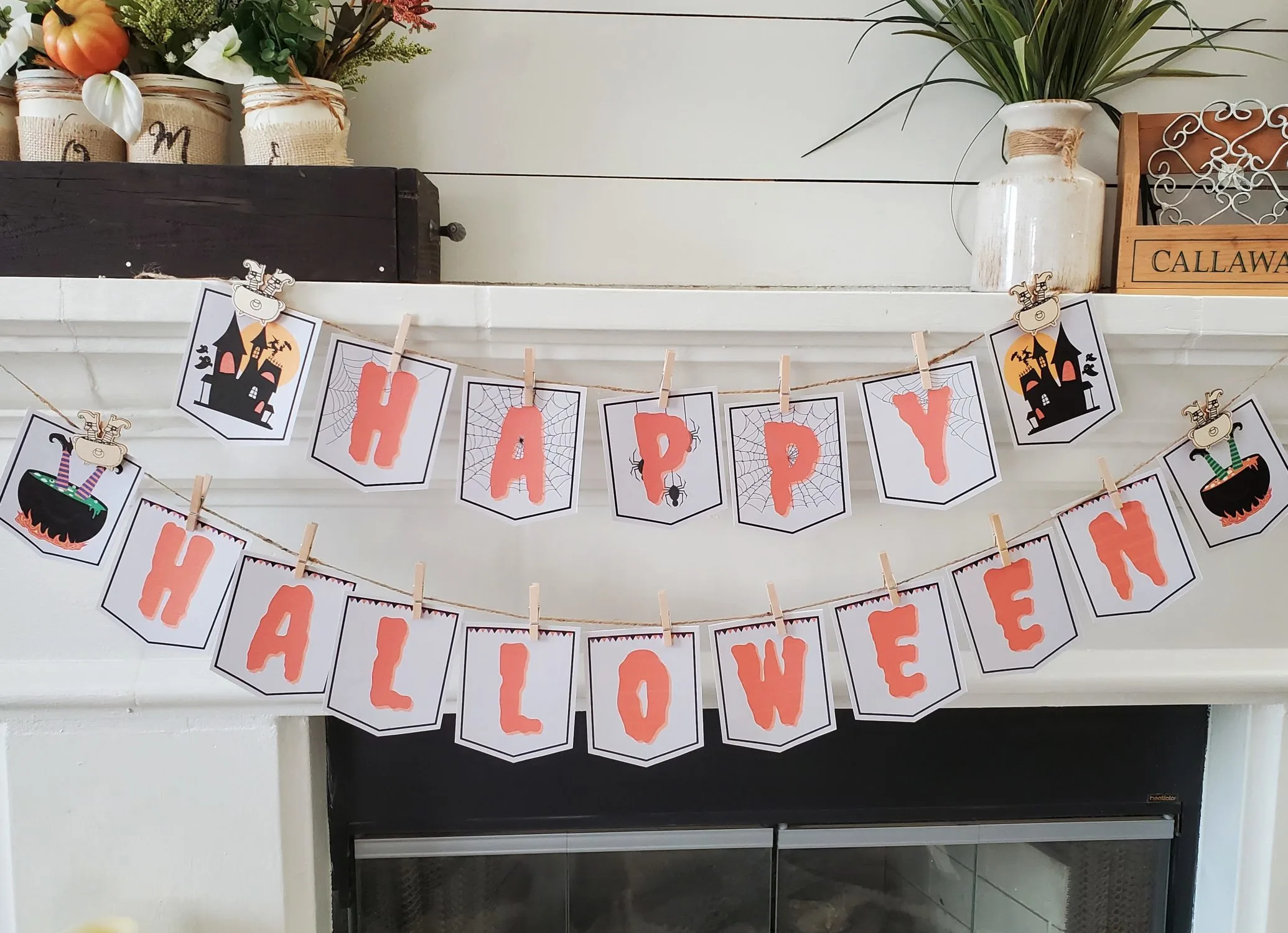 spooky halloween banner free