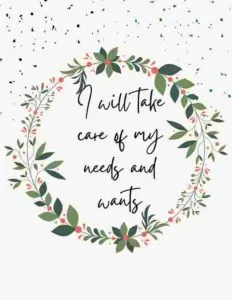 christmas daily affirmations
