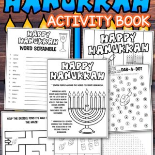 hanukkah worksheets