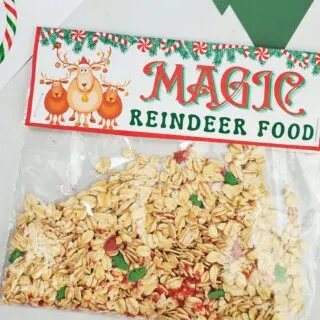 reindeer food printable free