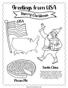 christmas around the world worksheets
