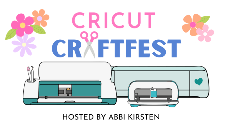 Cricut Craftfest Logo with flowers