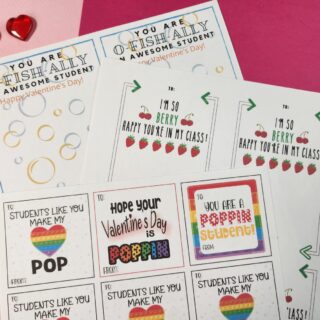 valentine from teacher to student printable