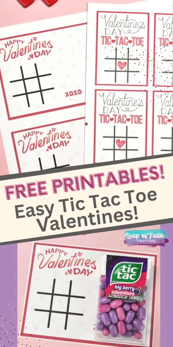 valentines for classmates tic tac toe