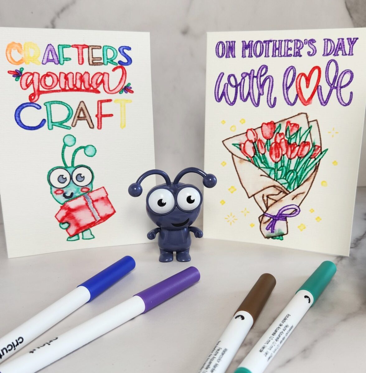 cricut watercolor cards projects