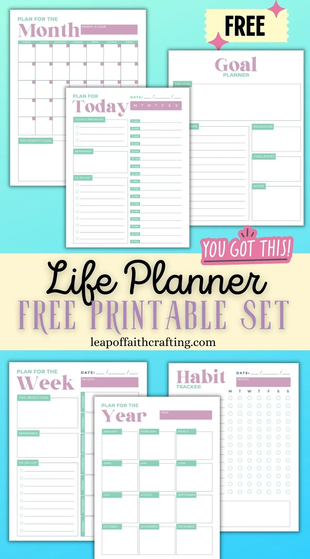 free llife planner pdf