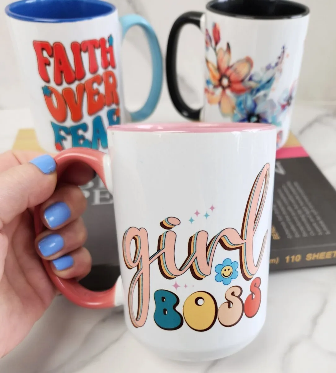 girl boss sublimation mug