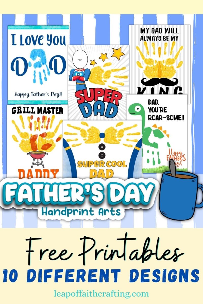 handprint art for fathers day