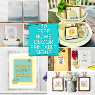 free printable signs for home × px