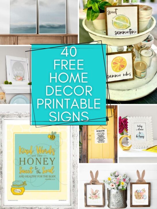 free printable signs for home