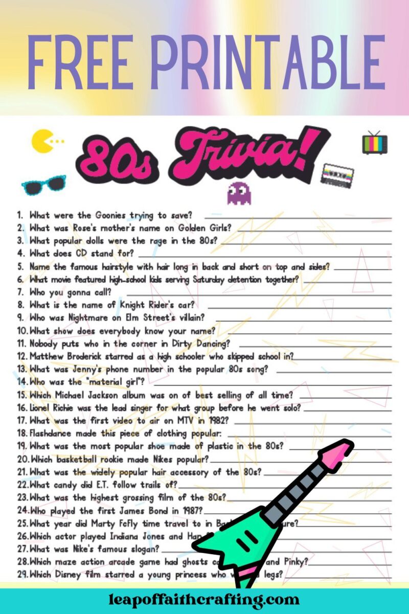 s trivia questions and answers printable