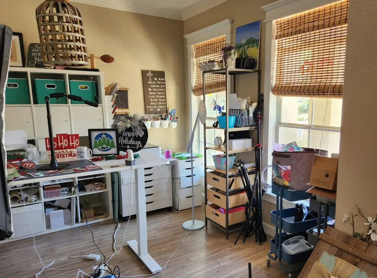 craft room before and after