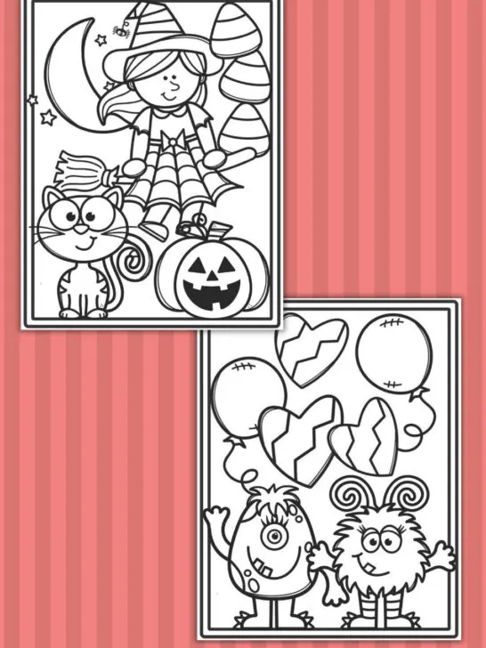 free printable halloween coloring sheets