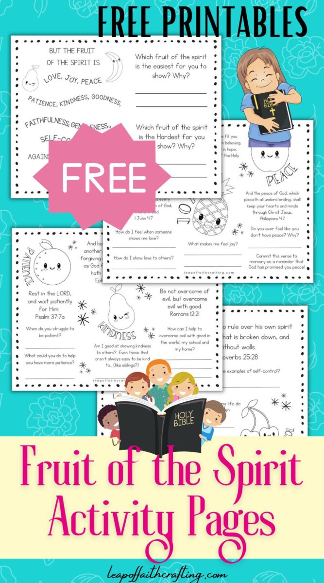 fruit of the spirit printable activity pages