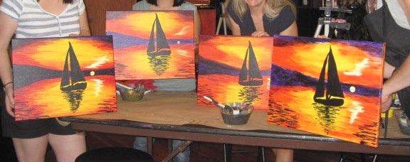 hosting wine and paint night