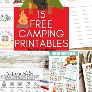 printable camping worksheets