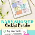 printable baby shower checklist to do