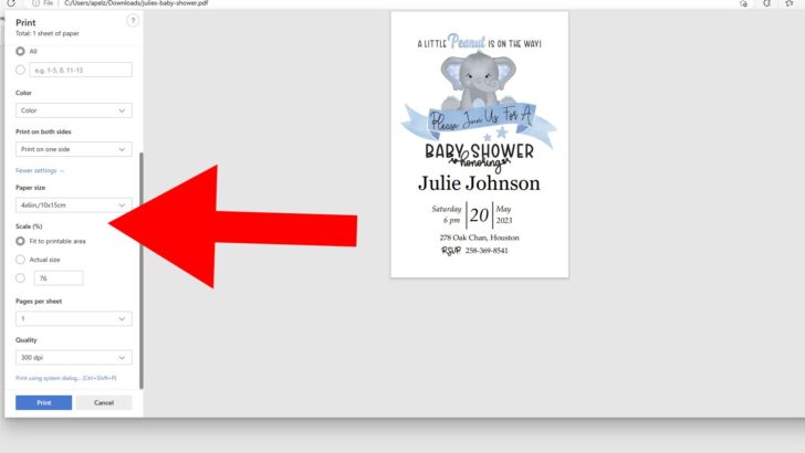 scaling editable free printable elephant baby shower invitations templates