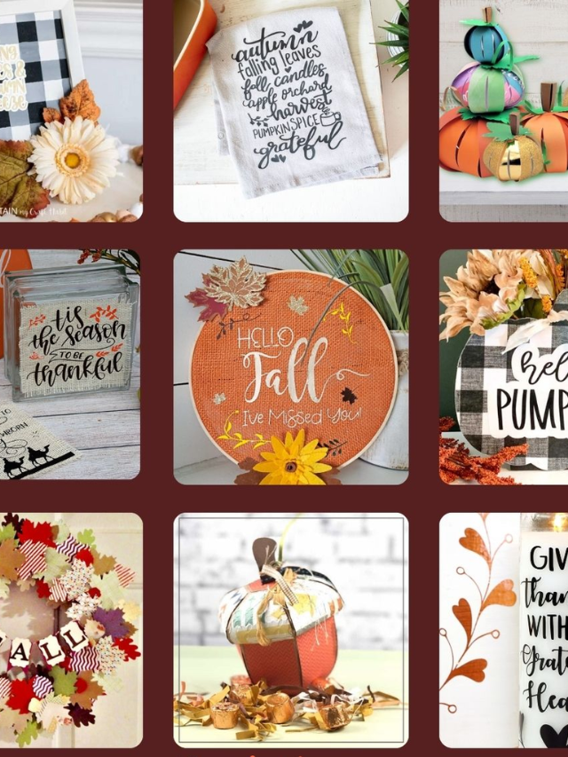 Fall Cricut Projects to Inspire You Today! Story